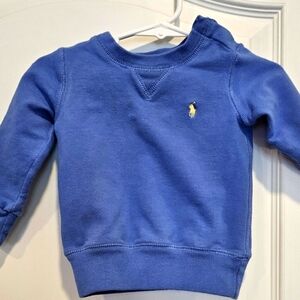 Ralph Lauren Periwinkle Sweatshirt 12 Months
